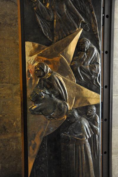 Door leading from the Cloister of St. Jerome into the Church of the Nativity proper