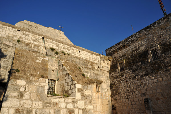 The fortress-like Church of the Nativity, Bethlehem