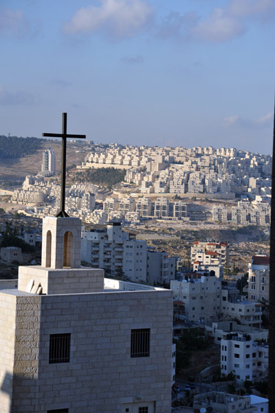 The Jewish settlement of Har Homa 2 km from Bethlehem