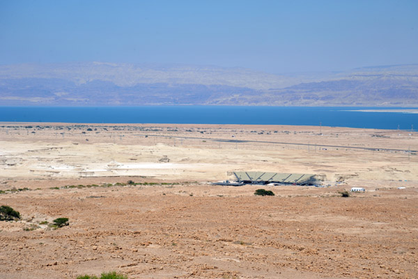 View of the Dead Sea from the Masada Visitor's Center