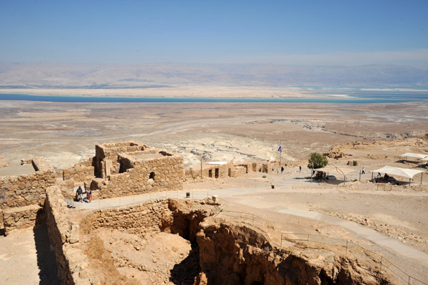 View from the northern watchtower, Masada
