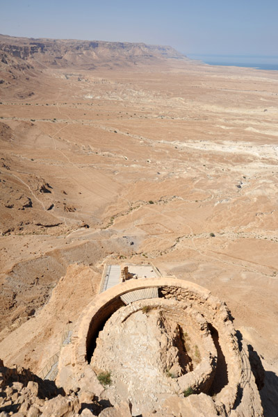 Looking down on Herod's spectacularly situated Northern Palace