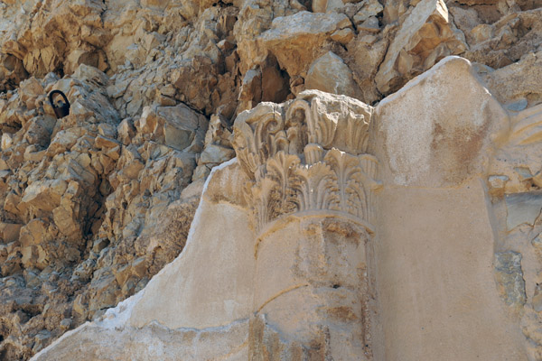 Capital of a column, Herod's Northern Palace, Masada