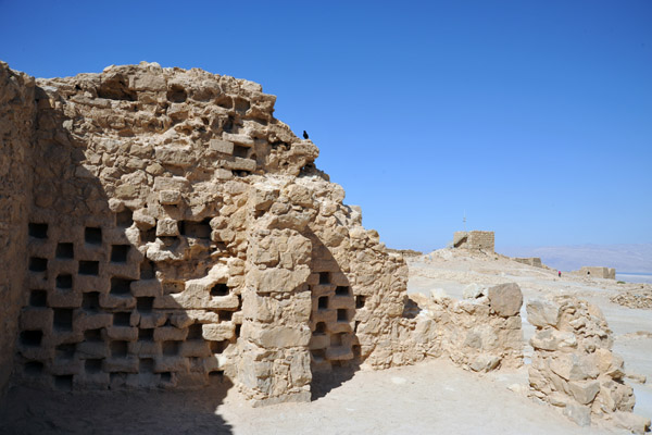 Ruins on the west side of Masada