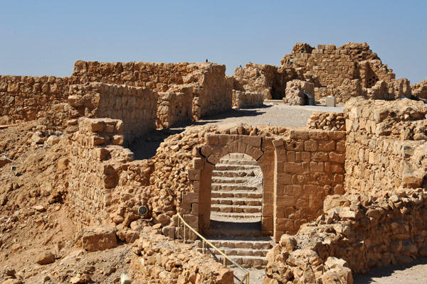 Byzantine Gate on the west side of Masada