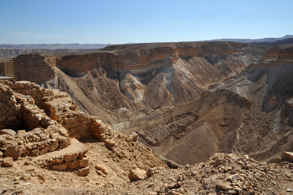View to the southwest from Masada