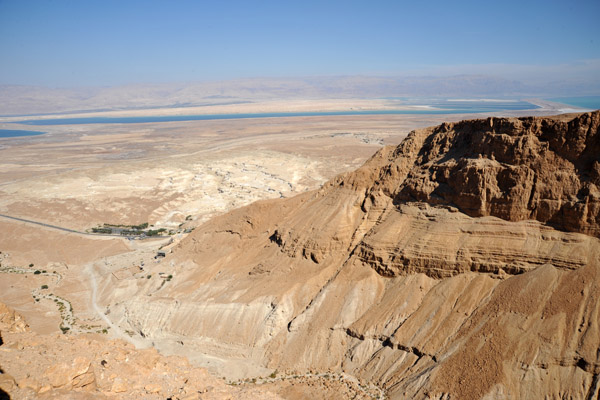 View to the southeast from Masada
