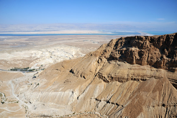 View to the southeast from Masada