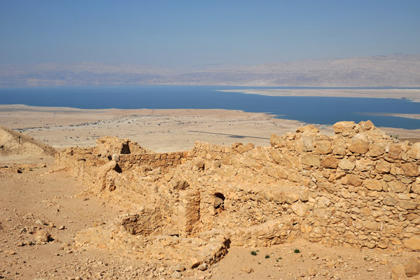 Ruins of the eastern walls, Masada