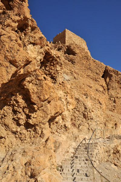 Stair leading to the Byzantine Gate, Masada