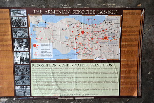 The Armenian Genocide (1915-1923) - Recognition. Condemnation. Prevention. April 24 - The Memorial Day of the Armenian Genocide