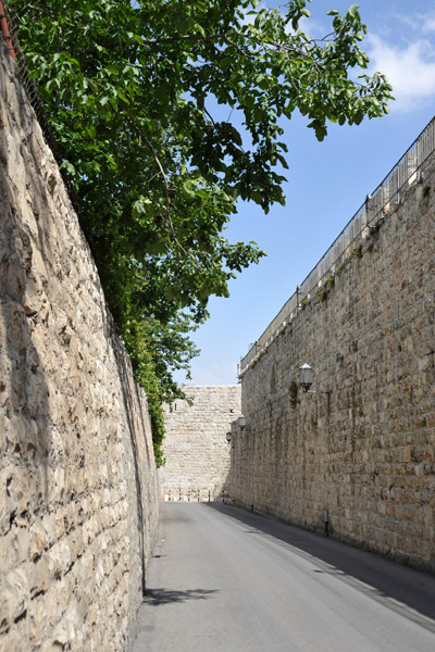 Much of the Armenian Quarter is hidden behind large walls