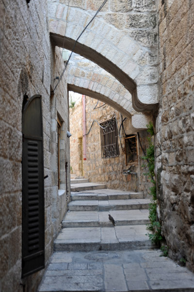 The back way from near the Lutheran Guesthouse to the Armenian Quarter