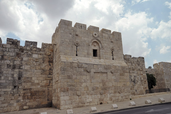 The current walls of the Old City of Jerusalem were built 1537-1542 by the Ottoman Sultan Sleyman the Magnificient