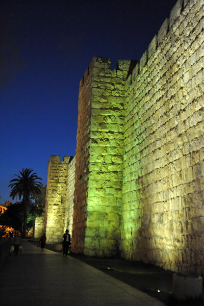 Jerusalem City Wall near Jaffa Gate