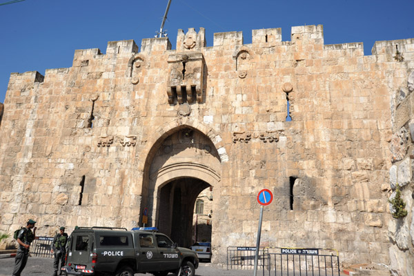 Lion Gate, Jerusalem, also called St. Stephen's Gate after the a Christian martyr who was stoned nearby