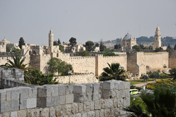 The Citadel and the western wall of the Old City