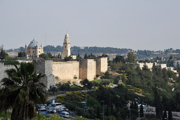 Southwest corner of the Old City wall, Jerusalem