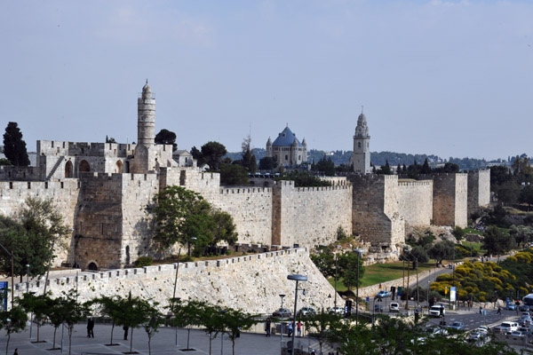 The Citadel of Jerusalem was modified by Sleyman the Magnificient 1531-1538