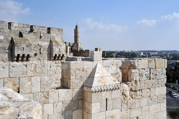 The Citadel and city walls were dismantled by Sultan Malik al-Muattam in 1219 to keep them out of the Crusaders' hands