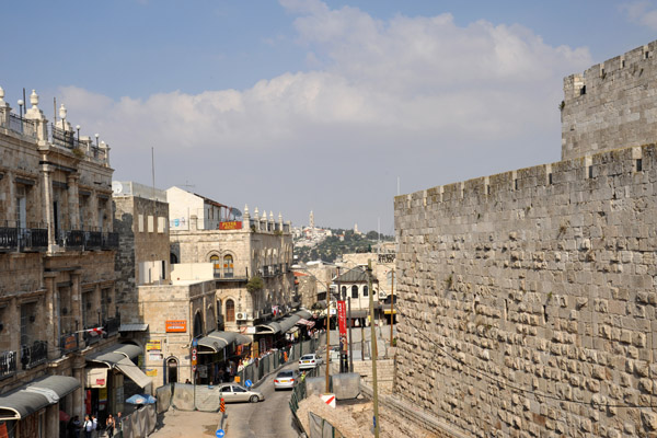 David Street passing the Citadel of Jerusalem