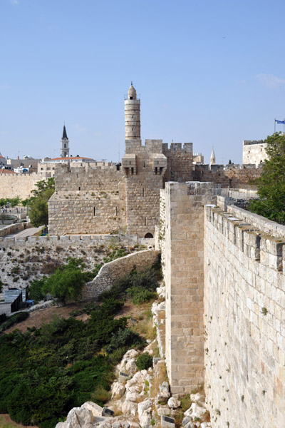 Western wall of the Old City, Jerusalem