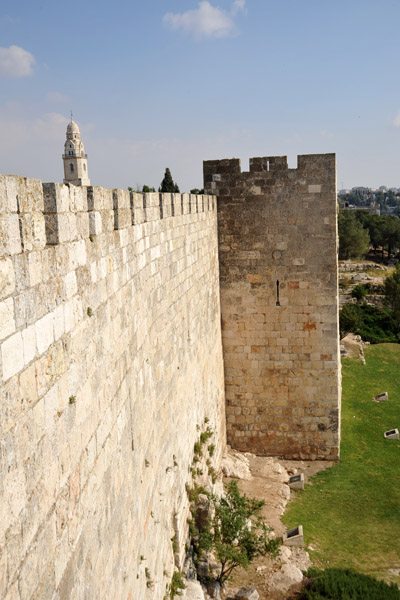 Southwest corner of the Old City