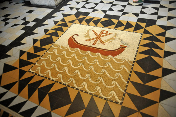 Mosaic floor, Dormition Abbey