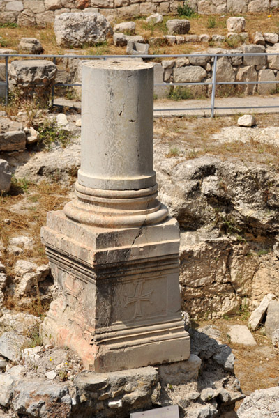 Early Christian remains among the ruins of the Temple of Serapis, Bethesda