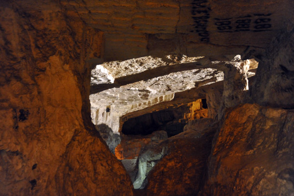 An underground stone quarry, what an interesting idea...