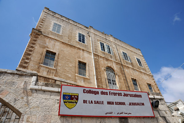 Collge des Frres Jrusalem, De La Salle High School, Latin Patriarchate