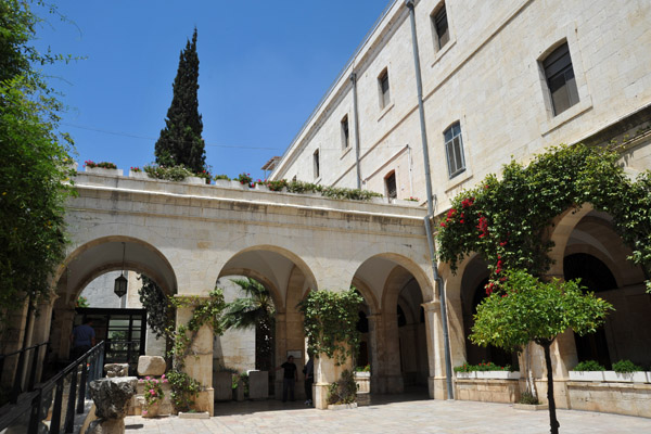 Courtyard between the Church of the Condemnation and Chapel of the Flagellation