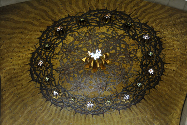 Mosaic dome of the Crown of Thorns, Chapel of the Flagellation
