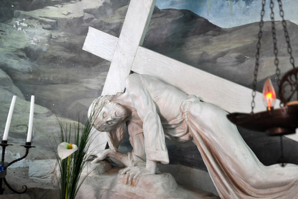 Jesus Falls for the First Time, the 3rd Station of the Cross, Polish Armenian Catholic Chapel