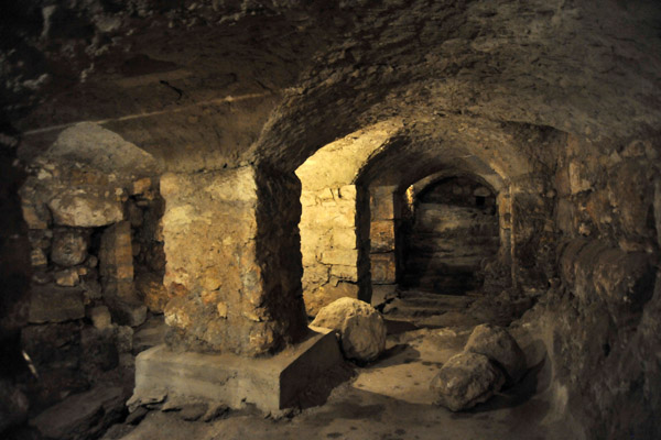 Cellars beneath Ecce Homo Convent