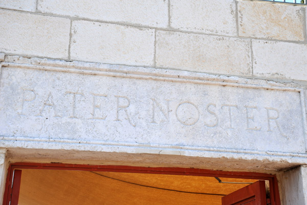 Church of Pater Noster, where Jesus is said to have first taught the Lord's Prayer, Our Father
