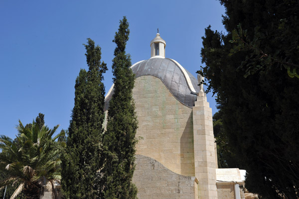 The present Church of Dominus Flevit was built in 1954 in the shape of a tear