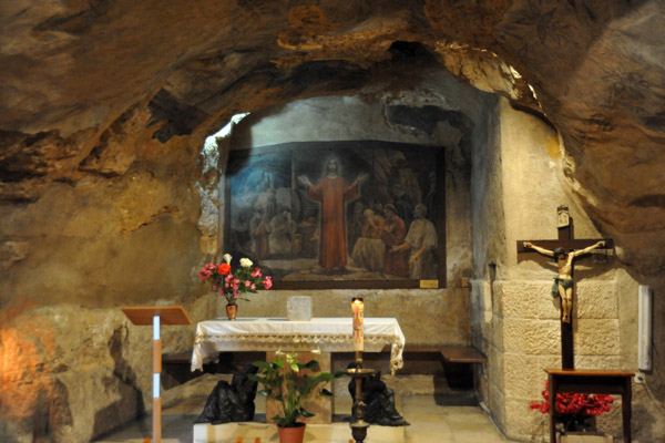 Franciscan chapel in the Grotto of Gethsemane