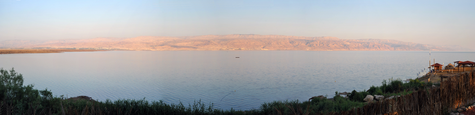 Panorama of the northern Dead Sea, Kalia