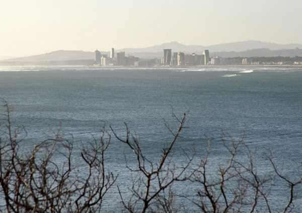 View across False Bay to Somerset West