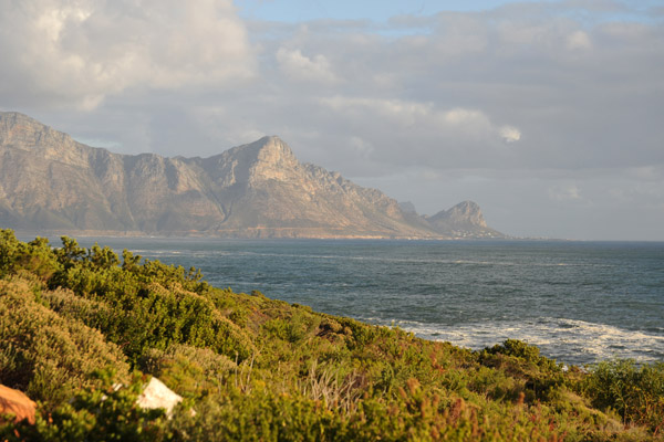 Kogel Bay, the east side of False Bay, with the Rooielsberg