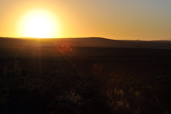 Sunset, Bontebok National Park