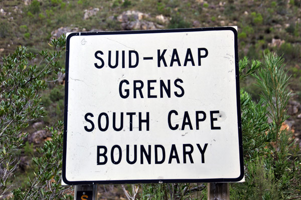 South Cape Boundary - Suid-Kaap Grens