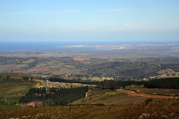 The Indian Ocean and Mosselbaai on the Garden Route