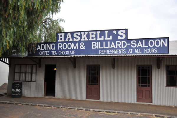 Haskell's Reading Room & Billard-Saloon, 1870's, Old Town Kimberley