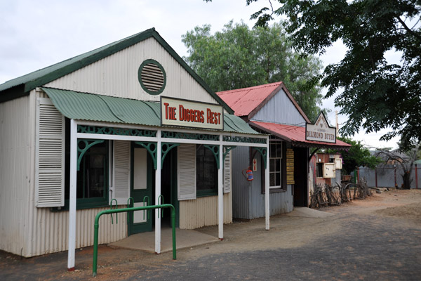 The Diggers Rest, replica of one of the 128 pubs of Kimberley