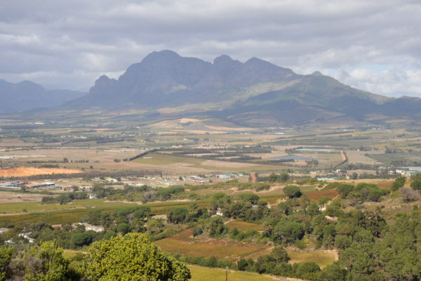 Simonsberg from the Afrikaans Language Monument, Paarl