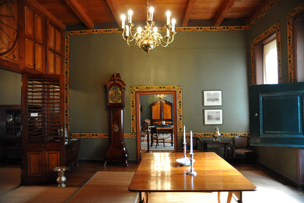 Boschendal manor house - central hall