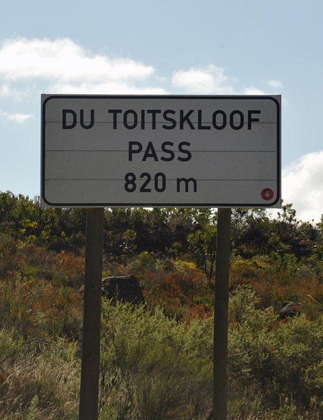 Du Toitskloof Pass - 820m
