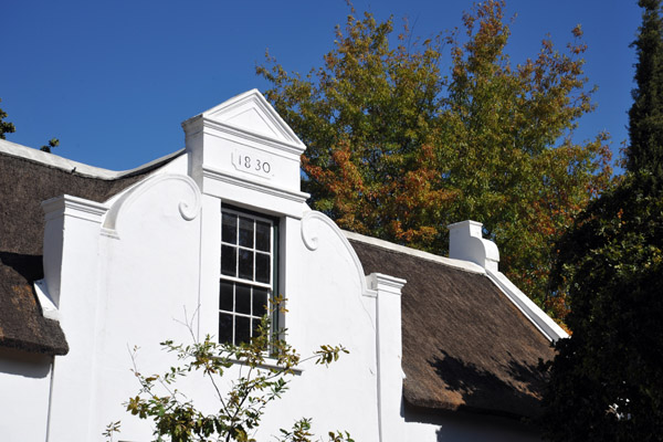Dorp Straat house dated 1830, Stellenbosch